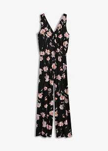 Blomstret jersey-jumpsuit, bonprix