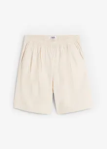 Vid shorts med legg og lin, med High Waist-komfortlinning, bonprix