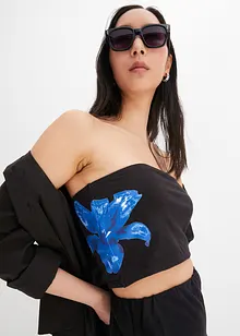 Bandeau-topp med print, RAINBOW