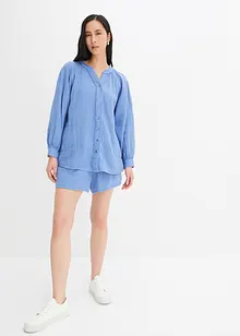 Oversized musselin-bluse, bonprix