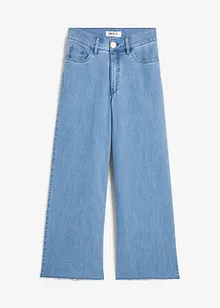 Wide Leg-jeans, High Waist, cropped, bonprix