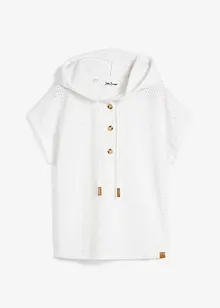 Henley-shirt med hette, bonprix