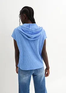 Henley-shirt med hette, bonprix
