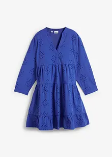 Tunikakjole med hullbroderi, bonprix