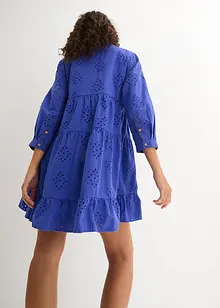 Tunikakjole med hullbroderi, bonprix