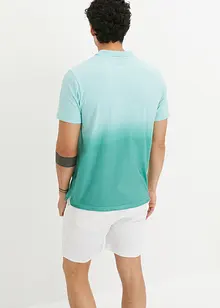 Poloshirt, kort arm, av økologisk bomull med fargegradering, bonprix