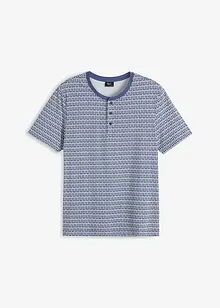 Henley-shirt, kort arm, av økologisk bomull med print, bpc bonprix collection