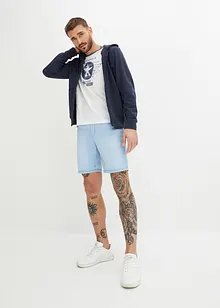 Lang slip on-jeansshorts, Regular Fit, John Baner JEANSWEAR