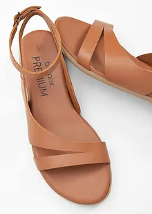 Sandal i skinn, bonprix