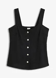 Bustier-topp med dekorknapper, BODYFLIRT boutique