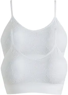 Feel Comfort Seamless-bustier (2-pack)​, bpc bonprix collection