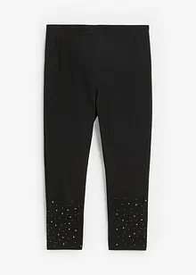 Capri-leggings med glitterstener, bonprix