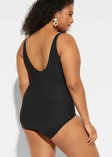Shape-badedrakt med V-hals, lett formende, bonprix