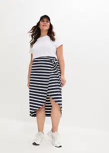 Jerseyskjørt i midi-lengde, bonprix