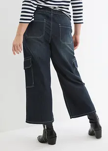 Cargojeans Mid Waist, Cropped, John Baner JEANSWEAR