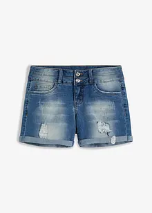 Denimshorts Mid Waist, bonprix