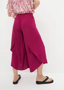 Legglang culottes med elastisk linning, bonprix