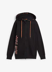 Sweatjakke med hette, bonprix