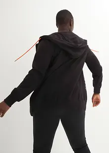 Sweatjakke med hette, bonprix