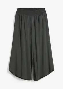 Legglang culottes med elastisk linning, bonprix