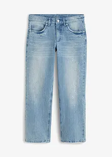 Jeans med applikasjon, bonprix