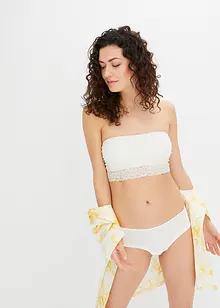 Feel Comfort bandeau-BH (2-pack) med økologisk bomull, bonprix