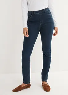 High Waist stretch-jeggings med  bred komfortlinning, bonprix