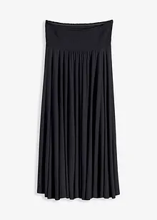 Jerseyskjørt i lett viskose, bonprix