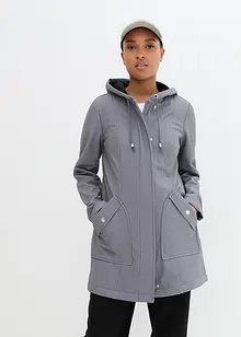 Softshell-parkas med hette, bonprix