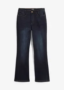 High-Waist Bootcut stretchjeans med komfortlinning, bonprix