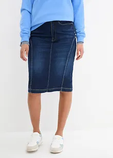 High Waist stretchskjørt med komfortlinning, bonprix