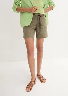 Twill-shorts med knytebelte, bpc bonprix collection