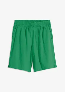 Slip on-shorts av luftig linmiks, bonprix