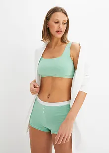 Bustier med økologisk bomull (3-pack), bonprix