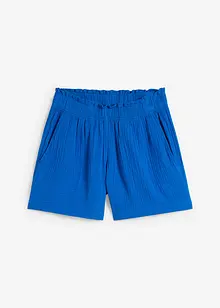 Musselin-shorts i 100% bomull, bonprix