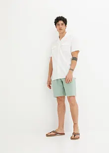 Lang musselin-shorts, Regular Fit, bonprix