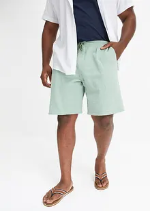 Lang musselin-shorts, Regular Fit, bonprix