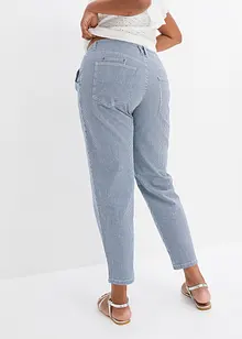 Barrel-jeans stripet, bonprix