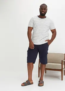 Cargo-bermudashorts i trikot i 100% økologisk bomull, bonprix
