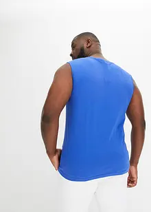 Singlet (2-pack) av økologisk bomull med broderi, bonprix