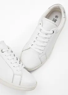 Low skinn-sneakers, bonprix