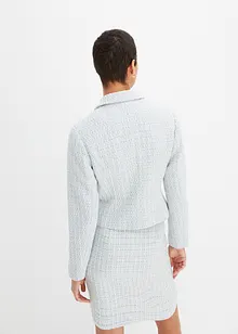 Bouclé-blazer med resirkulert polyester, BODYFLIRT