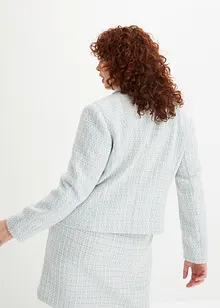 Bouclé-blazer med resirkulert polyester, BODYFLIRT