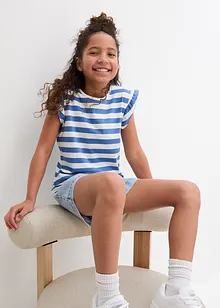 Topp med økologisk bomull (2-pack), bonprix