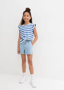 Topp med økologisk bomull (2-pack), bonprix