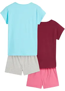 Kort pyjamas (2-pack), bonprix
