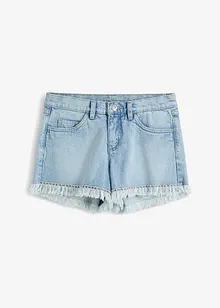 Jeansshorts med strass-frynser, BODYFLIRT