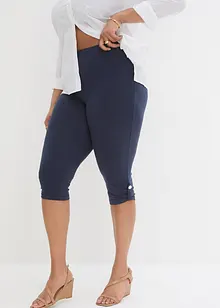 Capri-leggings med knapp, bonprix