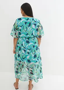 Chiffon-kjole med vingeermer, bonprix