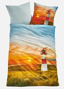 Vendbart sengesett med maritimt design, bonprix